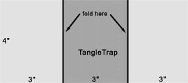 layout for homemade spider
                                    trap